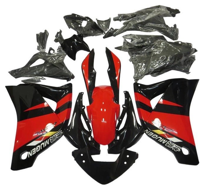 Honda CBR 250R Fairings (2011-2014) Black, Red Mugen at KingsMotorcycleFairings.com