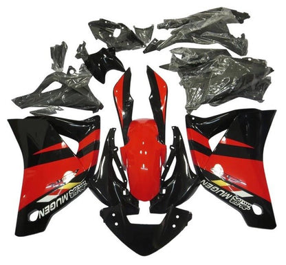 Honda CBR 250R Fairings (2011-2014) Black, Red Mugen at KingsMotorcycleFairings.com