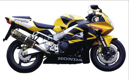 Honda CBR 900RR 929 Fairings (2000-2001) Black, Yellow, White at KingsMotorcycleFairings.com