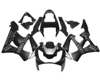 Honda CBR 900RR 929 Fairings (2000-2001) Matte Black, Matte Silver at KingsMotorcycleFairings.com