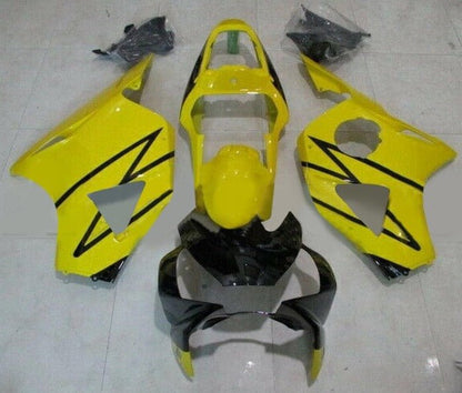Honda CBR 900RR Fairings (2002-2003) Yellow, Black Stripes at KingsMotorcycleFairings.com