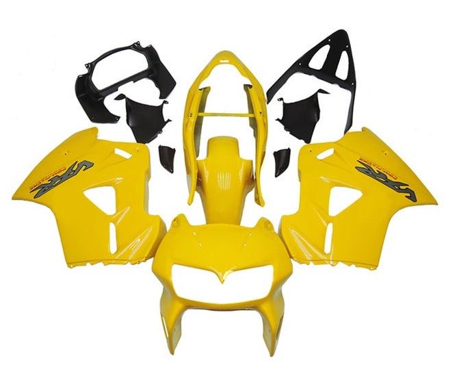 Honda VFR 800 Fairings (2002-2013) Yellow at KingsMotorcycleFairings.com