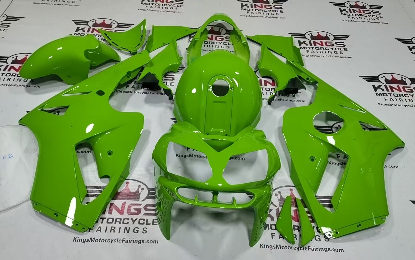 KAWASAKI NINJA ZX12R FAIRINGS (2002-2006) Green from KingsMotorcycleFairings.com
