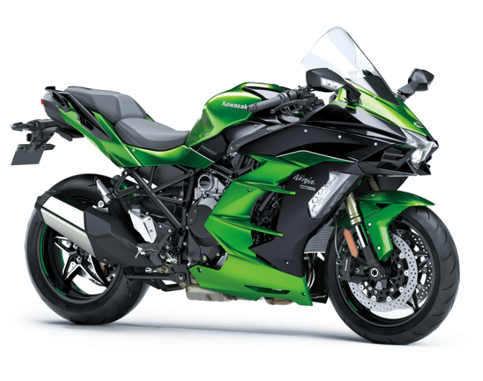 KAWASAKI NINJA H2 Fairings (2015-2022) Green, Black at KingsMotorcycleFairings.com