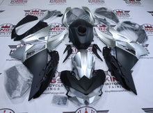 KawasakiI Ninja 500 Fairing Set (2024-2025) Matte Black, Silver at KingsMotorcycleFairings.com