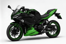 KawasakiI Ninja 500 Fairings (2024-2025) Green Splash, Matte Black at KingsMotorcycleFairings.com