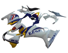 Kawasaki Ninja 250R Fairing set (2008-2013) White, Blue, Yellow at KingsMotorcycleFairings.com