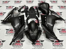 Kawasaki Ninja 300 Fairings (2013-2024) Matte Black, White at KingsMotorcycleFairings.com