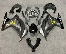 Kawasaki Ninja 300 Fairings (2013-2024) Matte Gray, Black, Yellow at KingsMotorcycleFairings.com