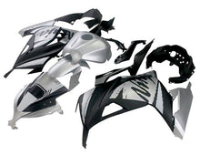 Kawasaki Ninja 300 Fairings (2013-2024) Matte Silver, Matte Black from KingsMotorcycleFairings.com