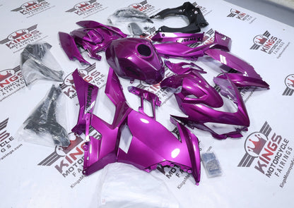 Kawasaki Ninja 400 Fairings (2018-2023) Candy Pink from KingsMotorcycleFairings.com