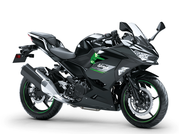 Kawasaki Ninja 400 Fairings (2018-2023) Matte Black, Green at KingsMotorcycleFairings.com