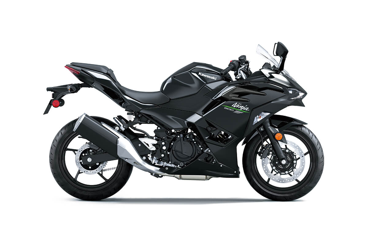 Kawasaki Ninja 500 Fairing Pieces (2024-2025) Black Gloss from KingsMotorcycleFairings.com