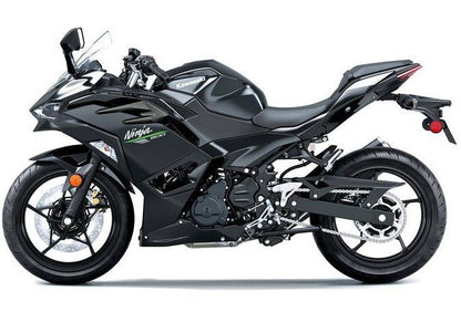 Kawasaki Ninja 500 Fairings (2024-2025) Black, Green, White at KingsMotorcycleFairings.com