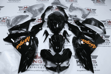 Kawasaki Ninja 500 Fairings (2024-2025) Black, Orange from KingsMotorcycleFairings.com