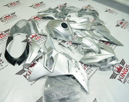 Kawasaki Ninja 500 (2024-2025) Matte Silver by KingsMotorcycleFairings.com