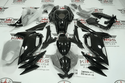 Kawasaki Ninja 650 Fairings (2020-2025) Black Gloss at KingsMotorcycleFairings.com