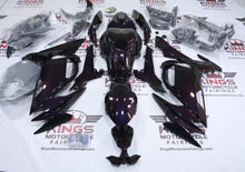 Kawasaki Ninja 650 Fairings (2020-2025) Dark Purple, Orange Chameleon at KingsMotorcycleFairings.com