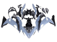 Kawasaki Ninja 650R Fairings (2017-2019) Nardo Gray, Black at KingsMotorcycleFairings.com