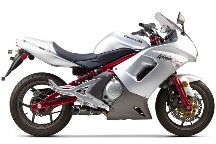 Kawasaki Ninja 650 (2006-2008) Silver, Black, Red at KingsMotorcycleFairings.com