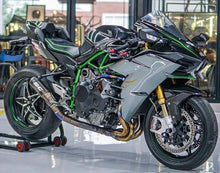 Kawasaki Ninja H2 Fairing kit (2015-2022) Gray, Black, Green at KingsMotorcycleFairings.com