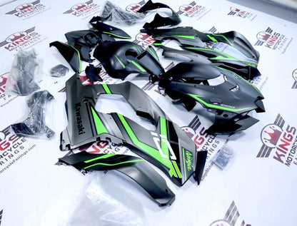 Kawasaki Ninja ZX-10R Fairings (2021-2025) Matte Black, Matte Gray, Green, White at KingsMotorcycleFairings.com
