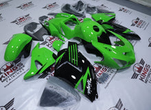 Kawasaki Ninja ZX-14R (2006-2011) Kawi Green, Black, White from KingsMotorcycleFairings.com