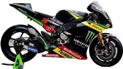 Kawasaki Ninja ZX10R Fairings(2006-2007) Black, Yellow, Green Monster Energy from KingsMotorcycleFairings.com