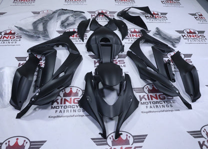 Kawasaki Ninja ZX10R Fairings (2016-2020) All Matte Black at KingsMotorcycleFairings.com