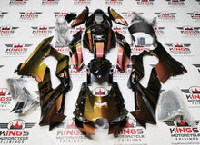 Kawasaki Ninja ZX10R Fairings (2021-2025) Gold, Pink Chameleon at KingsMotorcycleFairings.com