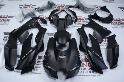 Kawasaki Ninja ZX10R Fairings (2021-2025) Matte Black, White, Green at KingsMotorcycleFairings.com