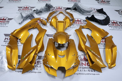 Kawasaki Ninja ZX10RR Fairings (2021-2025) Gold at KingsMotorcycleFairings.com