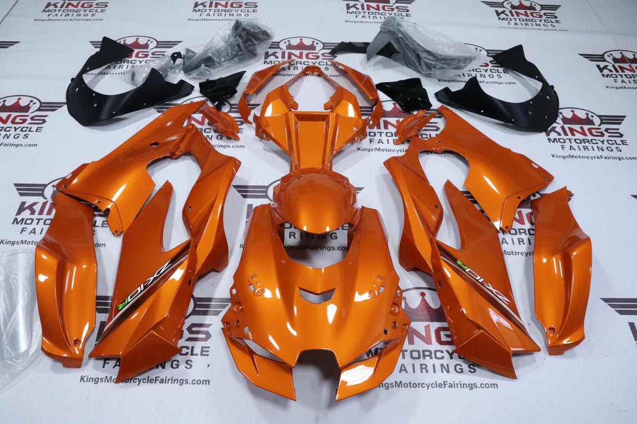 Kawasaki Ninja ZX10RR Fairings (2021-2025) Orange at KingsMotorcycleFairings.com