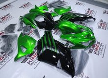 Kawasaki Ninja ZX14R Fairings (2012-2024) Green Metallic, Black from KingsMotorcycleFairings.com