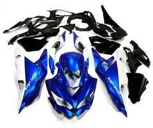 Kawasaki Ninja ZX4R Fairings (2019-2025) Blue, White at KingsMotorcycleFairings.com