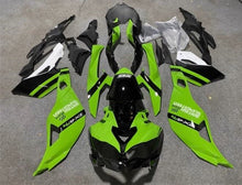Kawasaki Ninja ZX4R Fairings (2019-2025) Green, Black, White at KingsMotorcycleFairings.com
