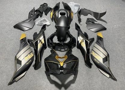Kawasaki Ninja ZX4R Fairings (2019-2025) Matte Black, Gray, Gold, Gloss Black at KingsMotorcycleFairings.com