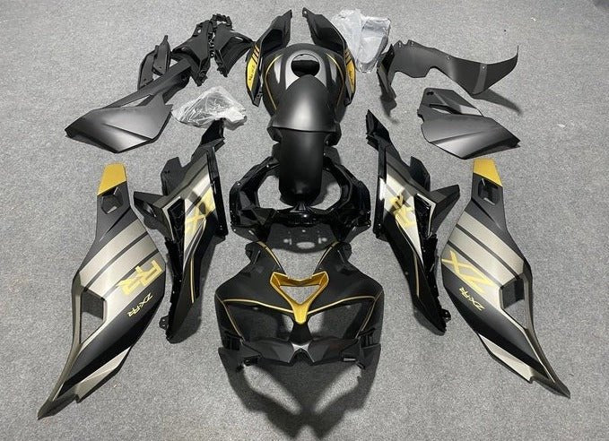Kawasaki Ninja ZX4RR Fairings (2019-2025) Matte Black, Gray, Gold, Gloss Black at KingsMotorcycleFairings.com