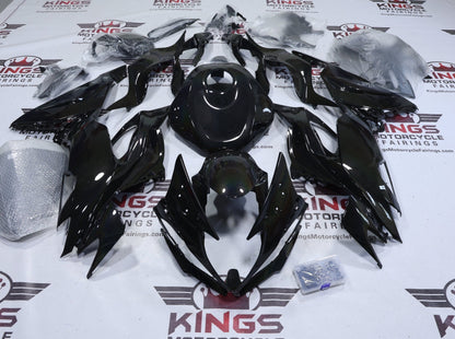 Kawasaki Ninja ZX6R 636 Fairings (2019-2023) Black Rainbow Glitter from KingsMotorcycleFairings.com