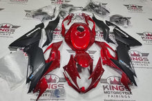 Kawasaki Ninja ZX6R 636 Fairings (2019-2023) Candy Red, Matte Black from KingsMotorcycleFairings.com
