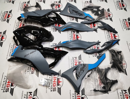 Kawasaki Ninja ZX6R 636 Fairings (2024-2025) Matte Dark Gray Metallic from KingsMotorcycleFairings.com