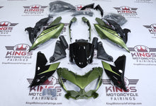 Kawasaki Versys 650 Fairings (2022-2025) Black, Olive Green at KingsMotorcycleFairings.com