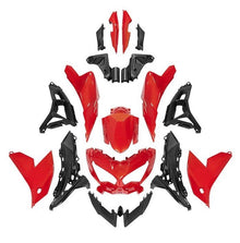 Kawasaki Versys 650 Fairings (2022-2025) Red, Black at KingsMotorcycleFairings.com