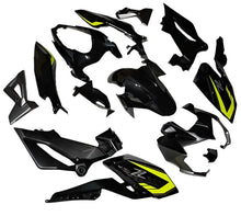 Kawasaki Z400 Fairings (2018-2024) Black, Yellow from KingsMotorcycleFairings.com