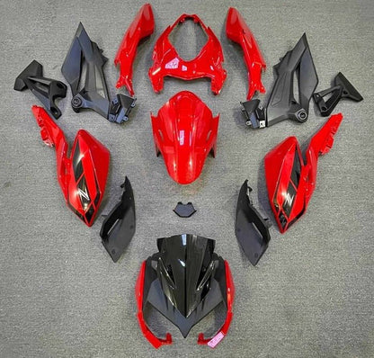 Kawasaki Z400 Fairings (2018-2024) Red, Black at KingsMotorcycleFairings.com