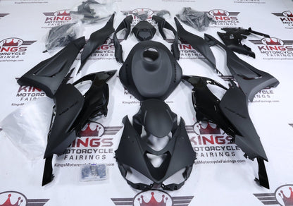 Kawasaki ZX-6R 636 Fairings (2024-2025) Flat Black, Gloss Black at KingsMotorcycleFairings.com