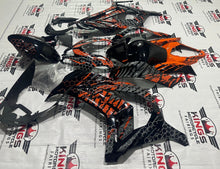 Kawasaki ZX10R Fairing Set (2016-2020) Black, Red, Gray Honeycomb at KingsMotorcycleFairings.com