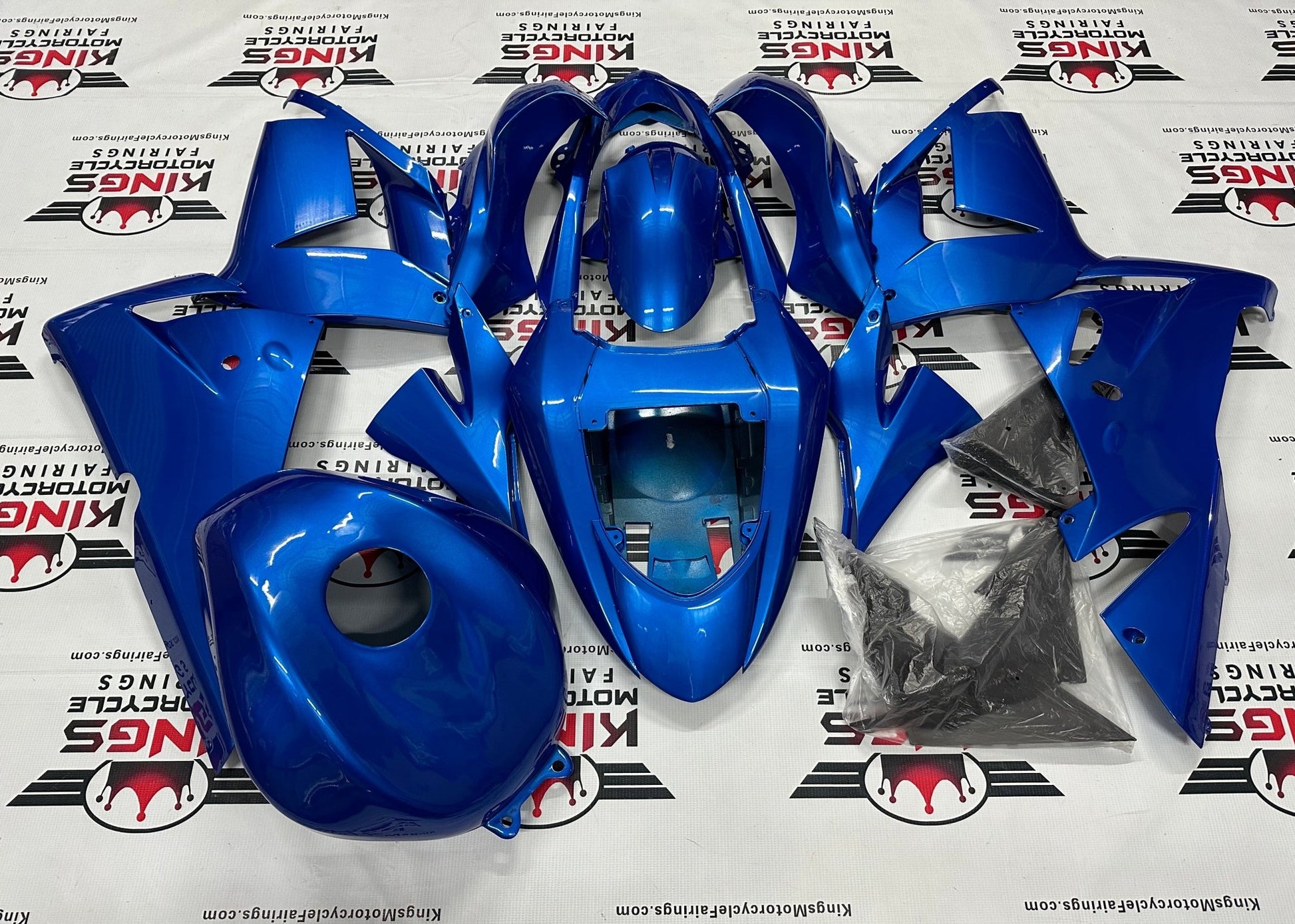 Kawasaki ZX-10R Fairings (2004-2005) Blue Pearl at KingsMotorcycleFairings.com