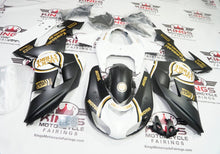 Kawasaki ZX10R Fairings (2006-2007) Matte Black, White, Gold at KingsMotorcycleFairings.com