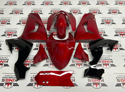 Kawasaki ZX10R Fairings (2006-2007) Red, Black at KingsMotorcycleFairings.com
